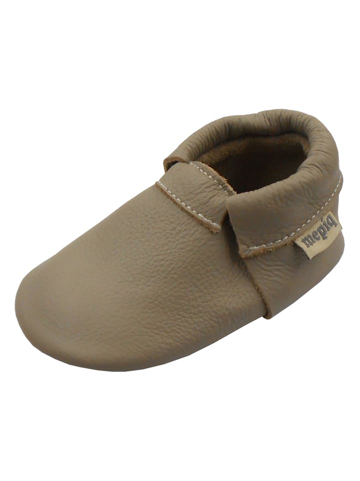 Yalion Baby Leder-Krabbelschuhe in Hellbraun günstig kaufen 23/24
