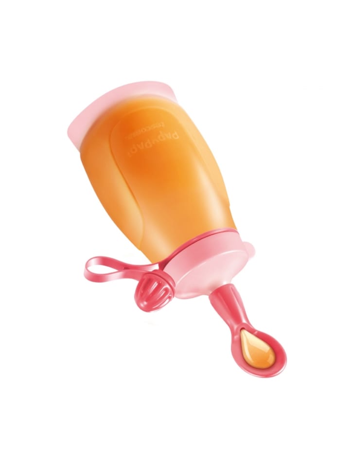 Tescoma Biegsame Trinkflasche und Löffel PAPU PAPI in rosa günstig kaufen 200 ml