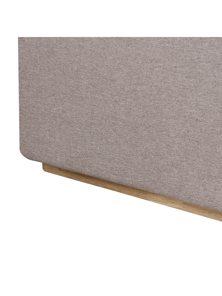 Beliani Doppelbett MONESTIER in Beige - (W) 204 x (H) 115 x (L) 220 cm günstig kaufen onesize