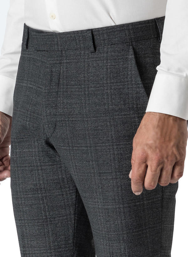 JOOP!, Hose Gun, Extra Slim Fit, Wolle, anthrazit kariert