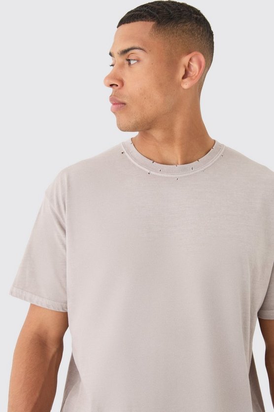 Zerrissenes Oversize T-Shirt