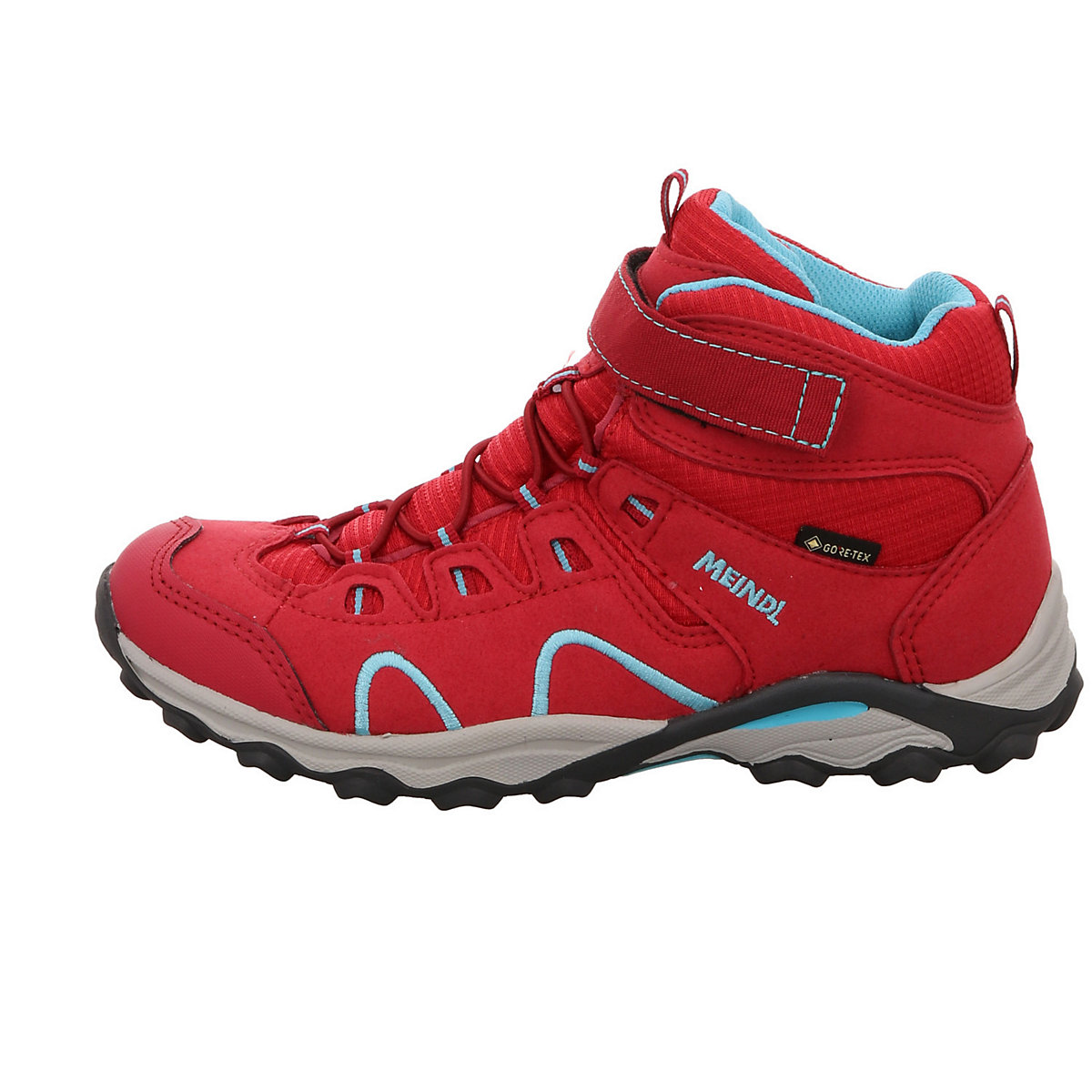 Jungen Schnürhalbschuhe Lucca Mid GTX Outdoorschuh Kinderschuhe Synthetikkombination uni Outdoorschuhe