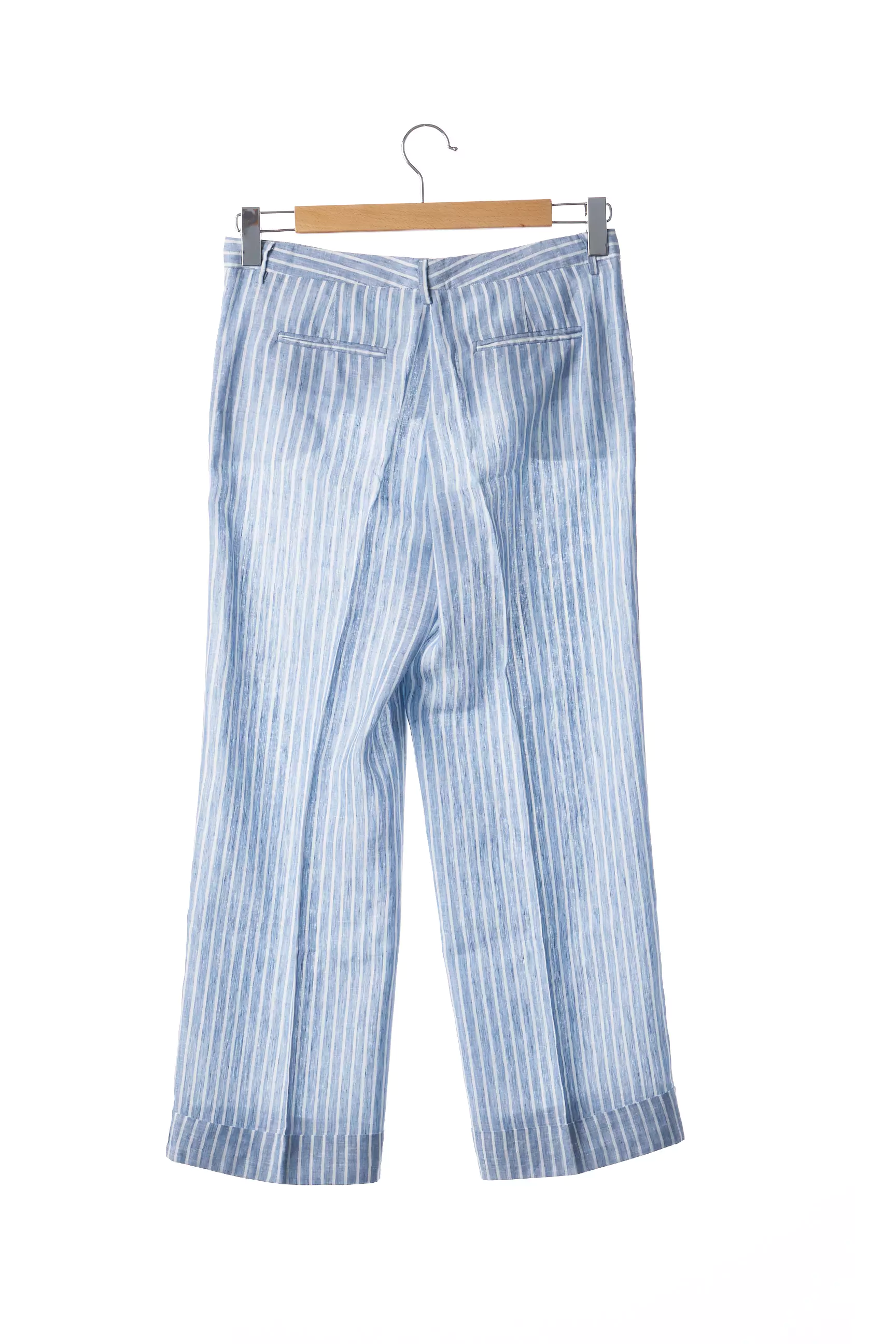 Chloe Stora Pantalons Larges Femme couleur bleu