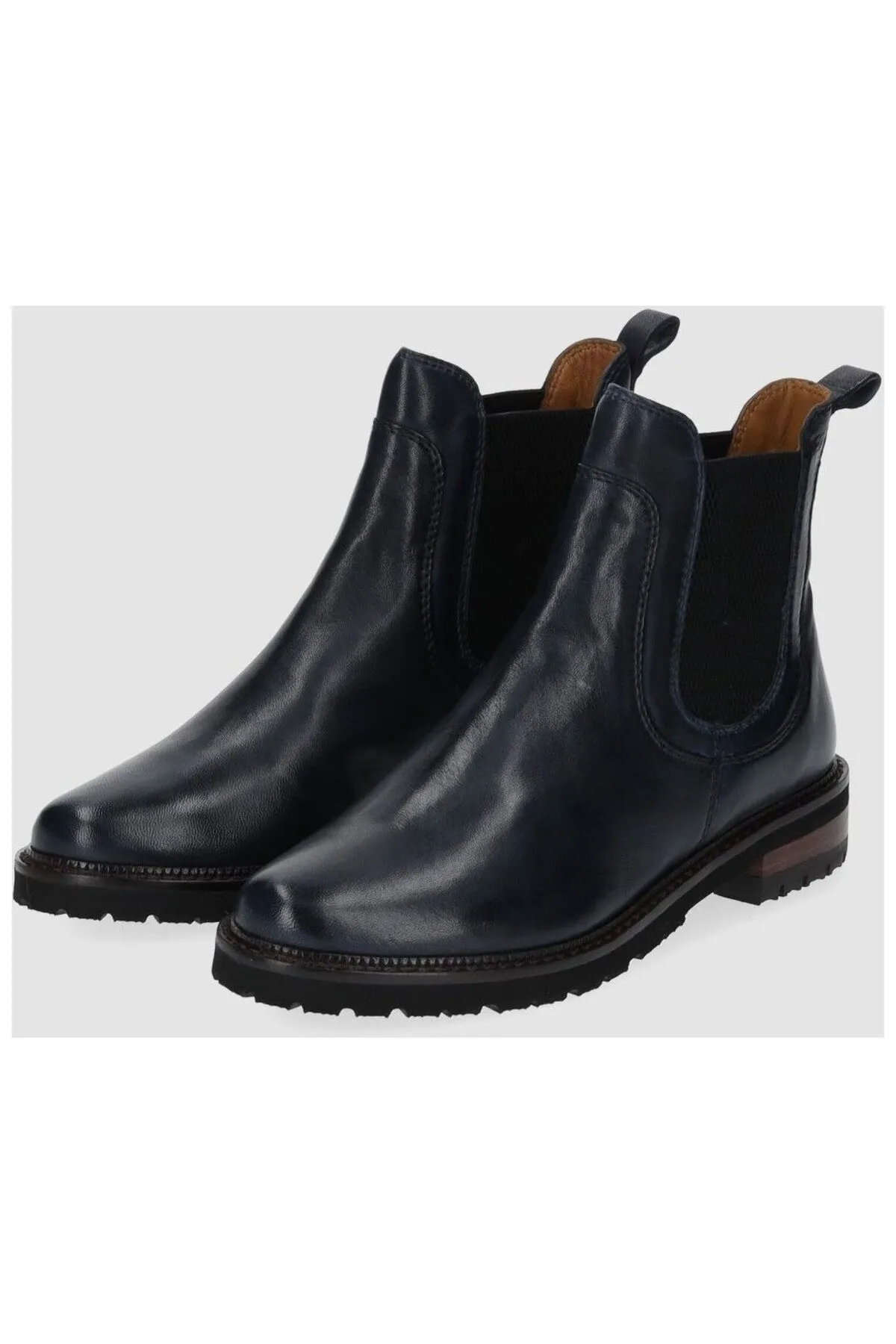 Everybody  Stiefelette - Blau - Blockabsatz