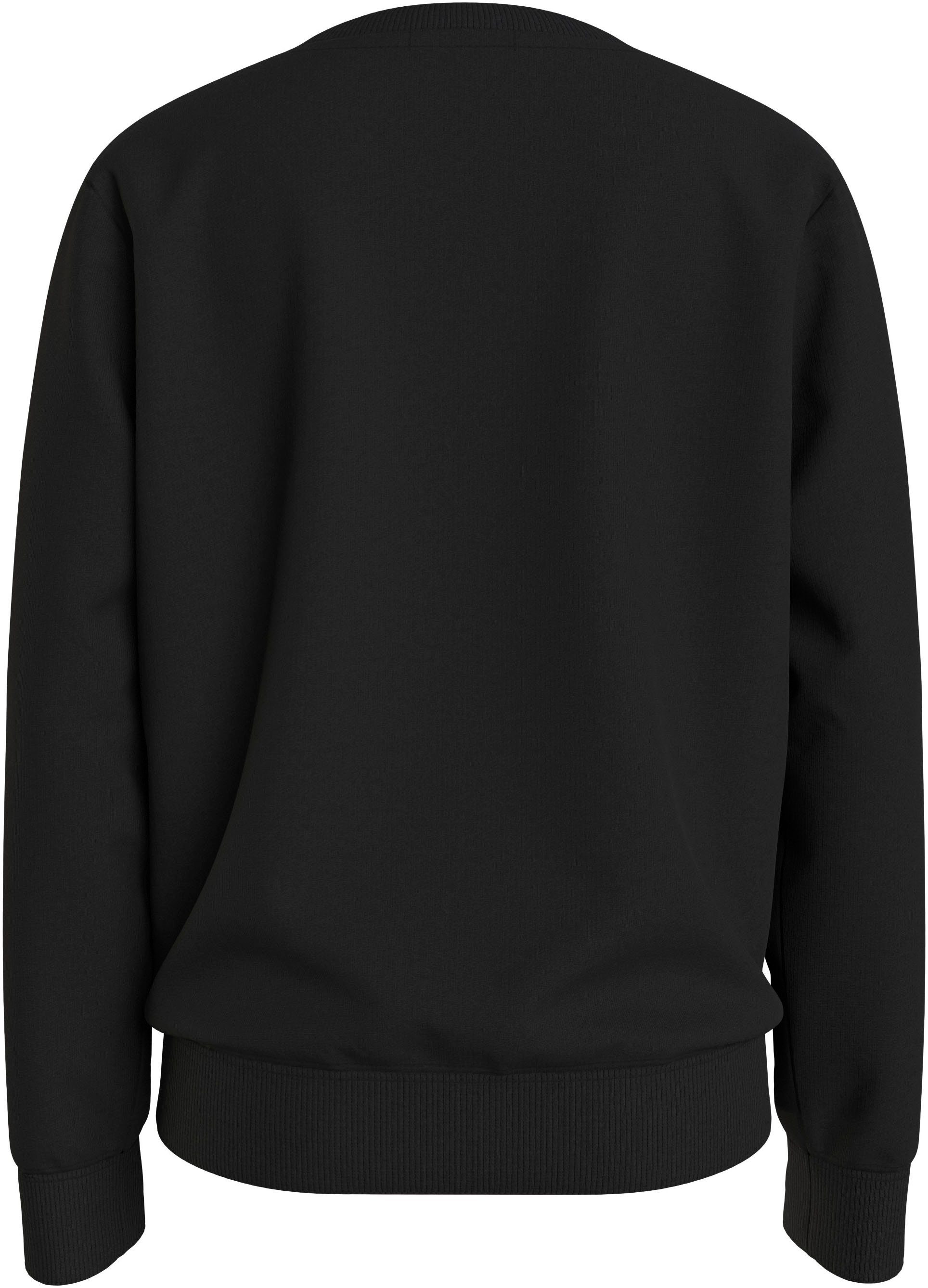 Calvin Klein Jeans Sweatshirt MONOGRAM MINI BADGE CREWNECK mit Logopatch