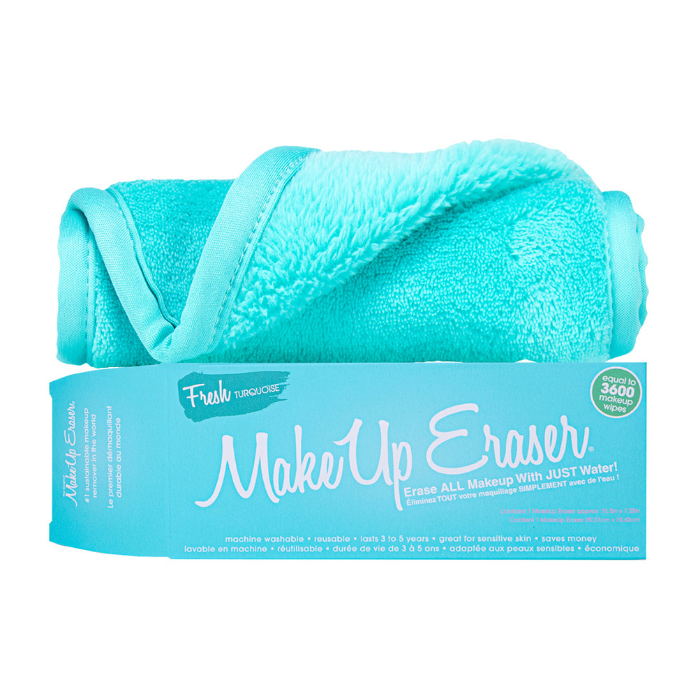 MakeUp Eraser Fresh Turquoise Serviette démaquillante réutilisable