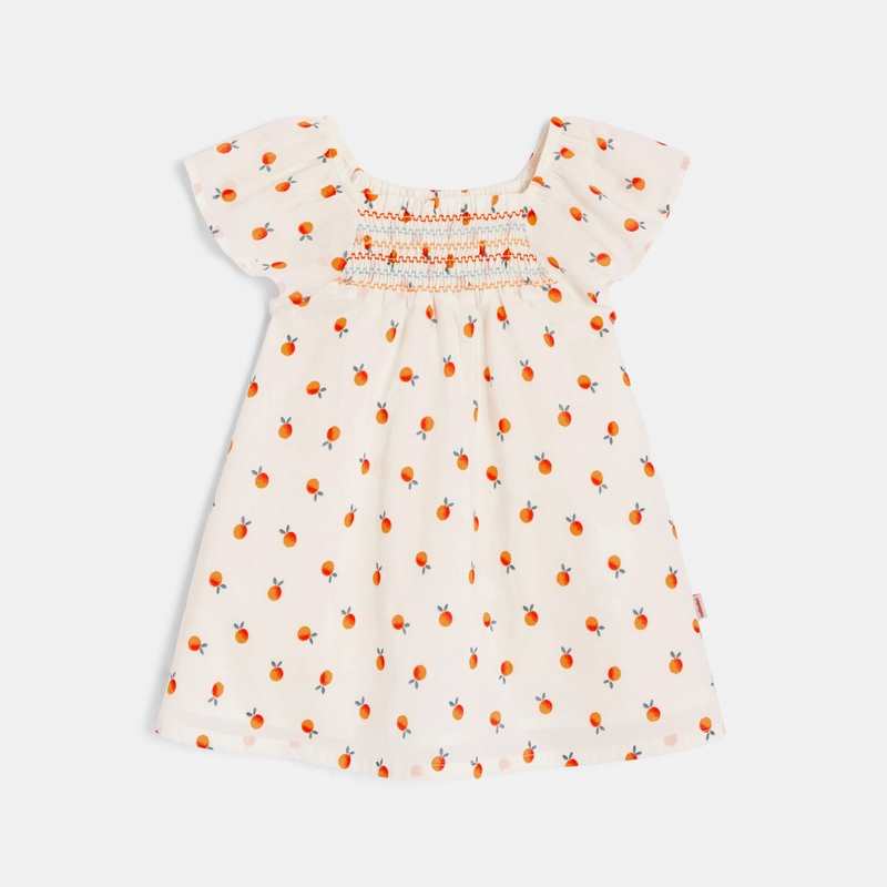 Robe bébé fille à imprimés oranges Catimini
