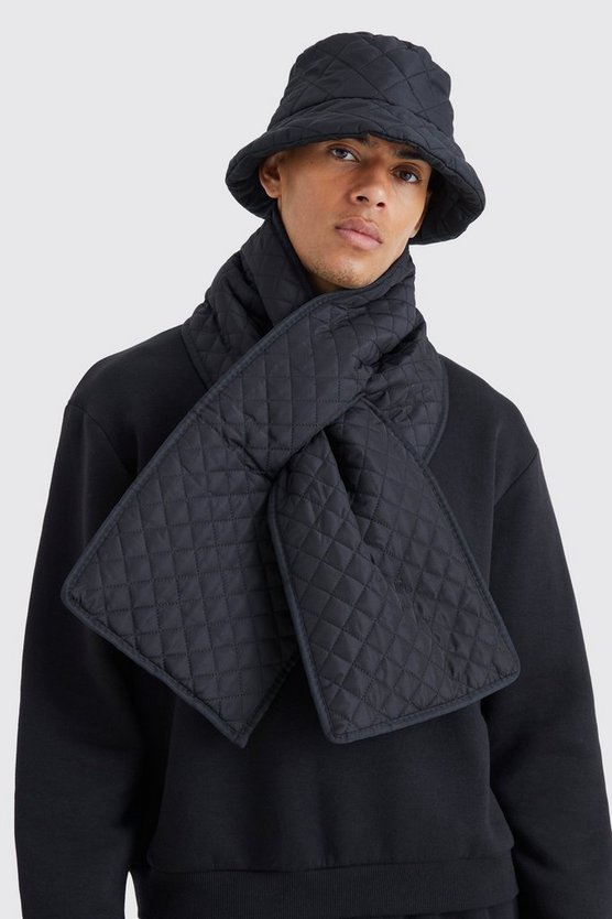 Gesteppter hochglänzender Nylon-Anglerhut