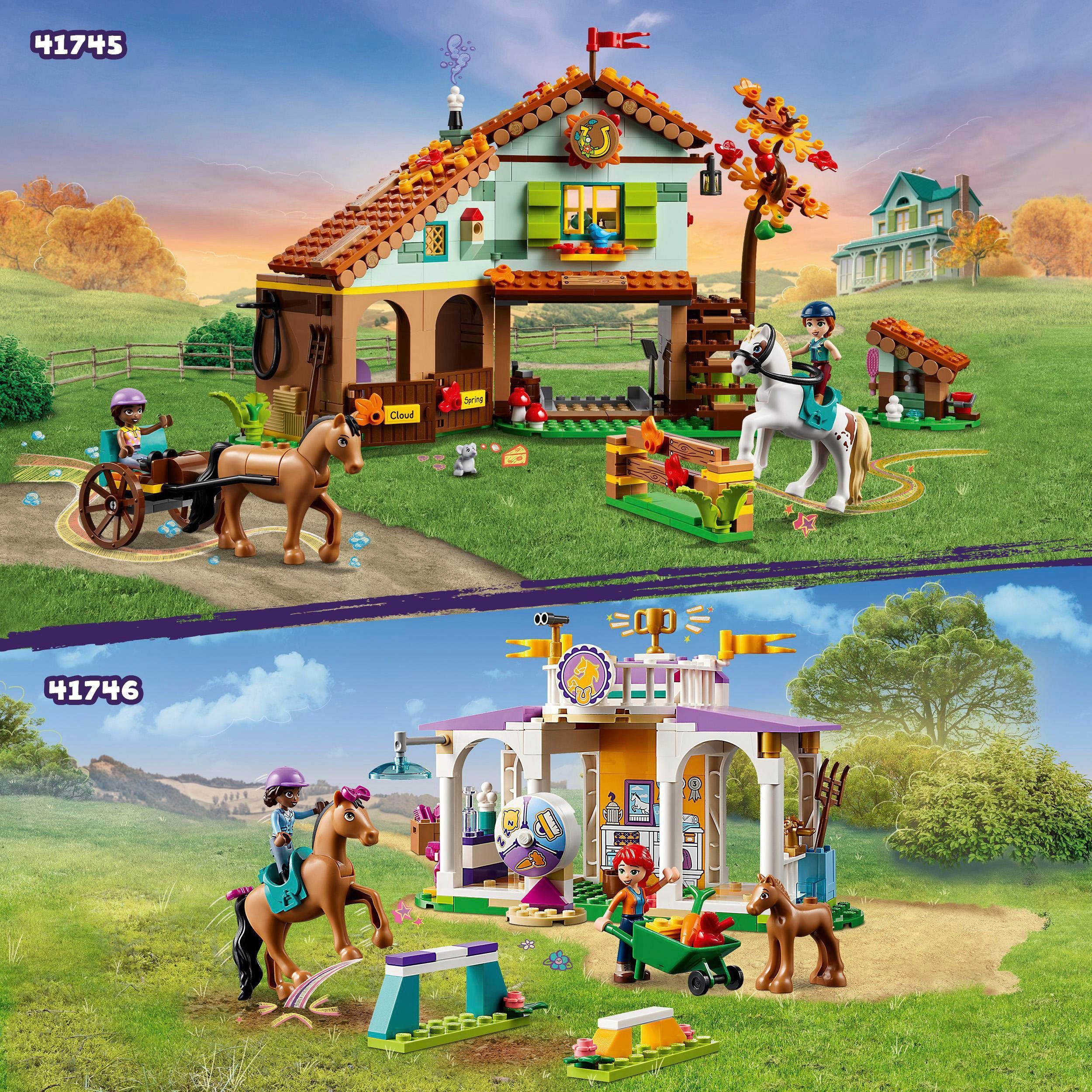 LEGO® Konstruktionsspielsteine Autumns Reitstall (41745), LEGO® Friends, (545 St), Made in Europe