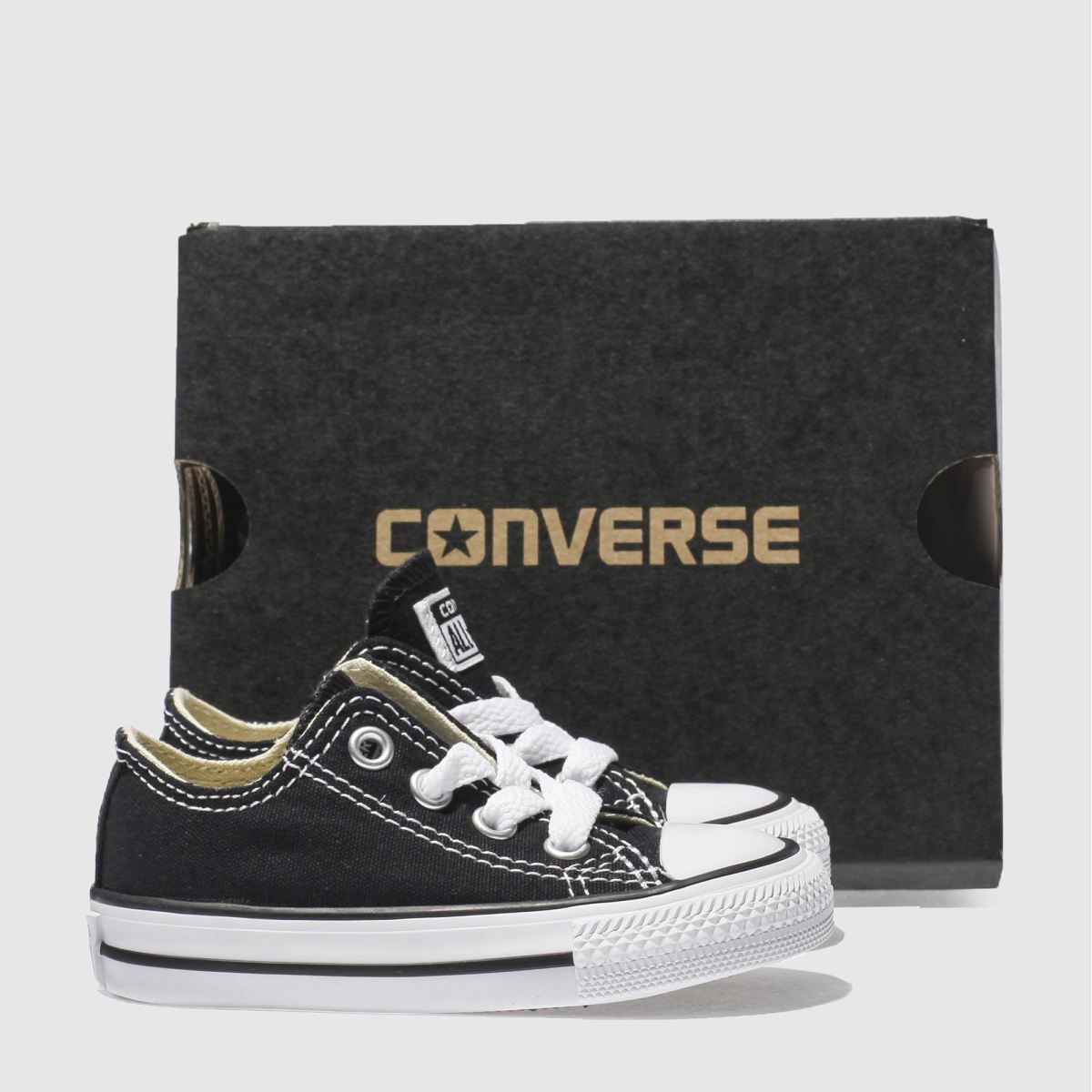 Converse fekete All Star Lo kisgyermek cipő