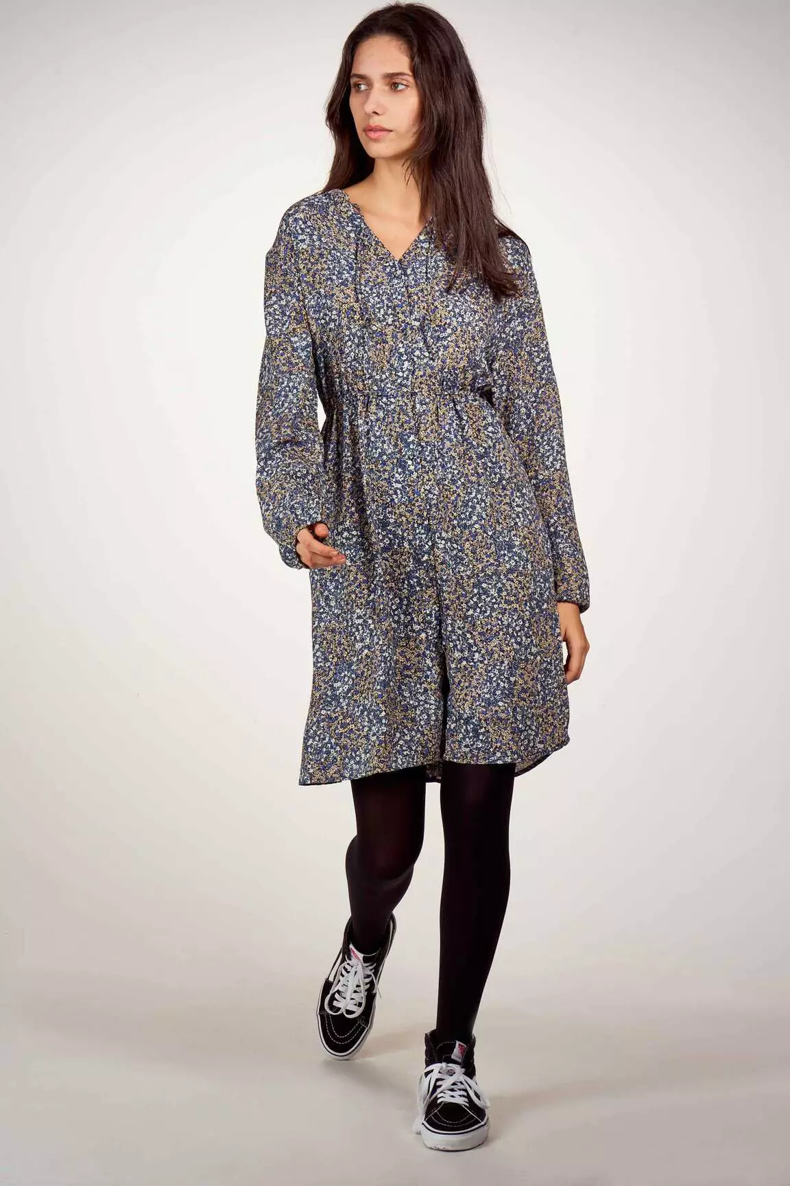 Only Robes Mi Longues Femme couleur blanc