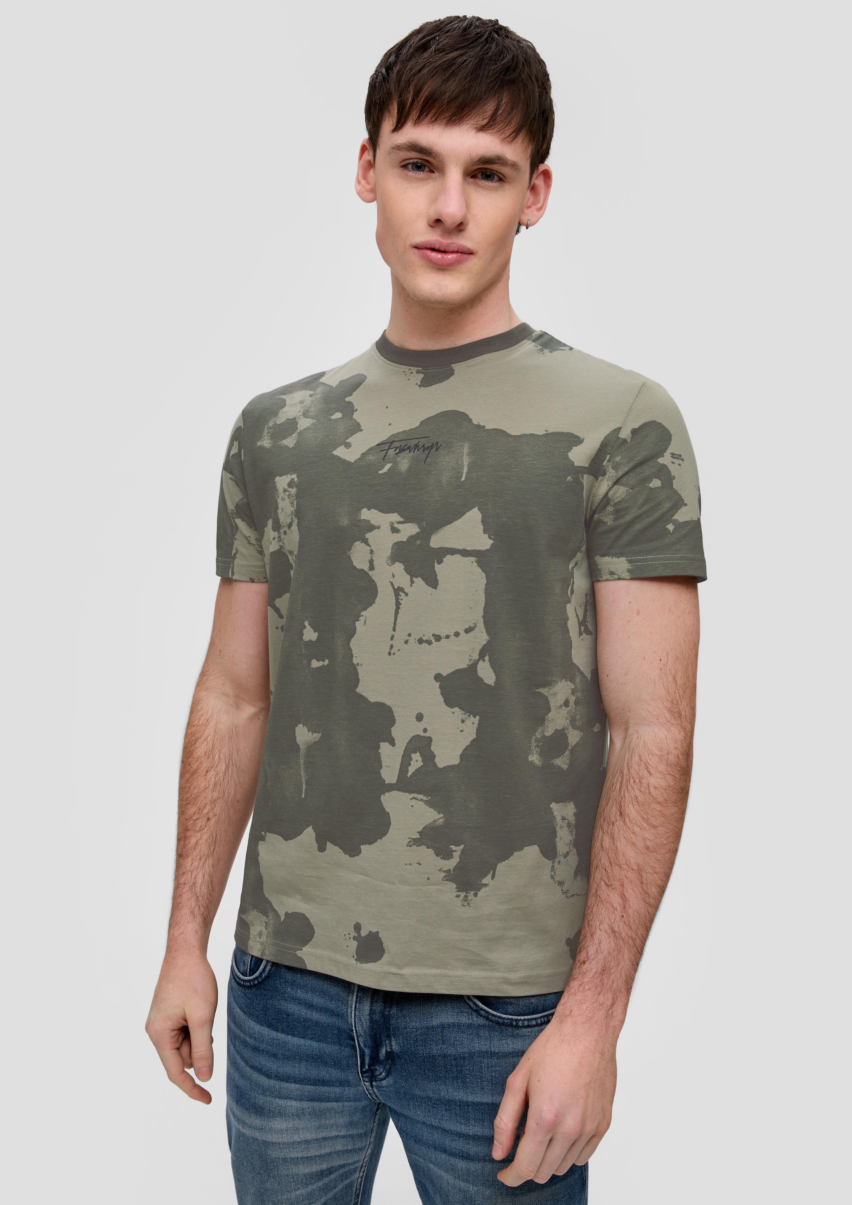T-Shirt mit All-over-Print  2140283-73A0