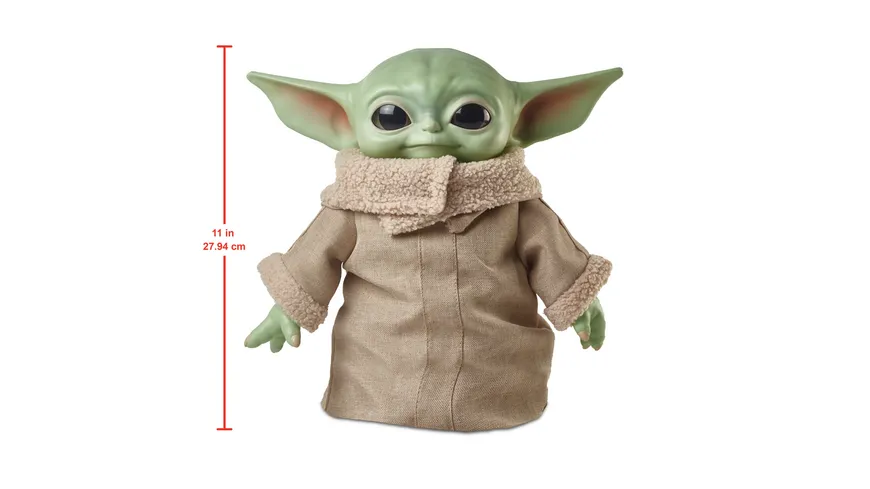 Star Wars „The Child“ Plüschfigur, ca. 28 cm, Kuschelfigur Yoda The Mandalorian