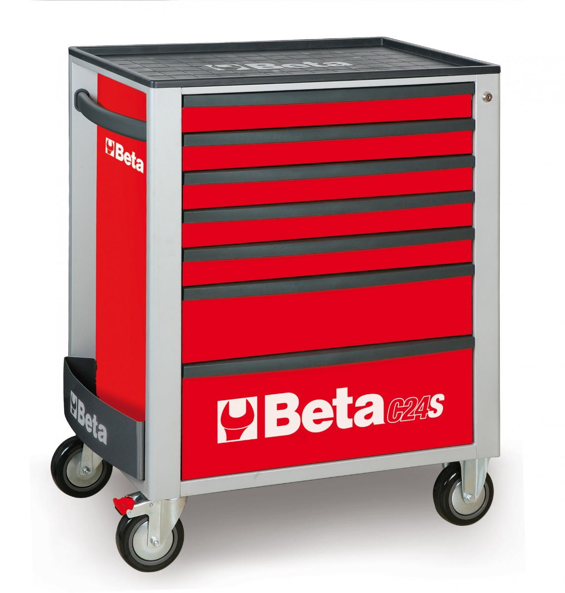 Beta 024006226 Cărucior scule 2400S R7/EM-WAGEN 309 piese roșu