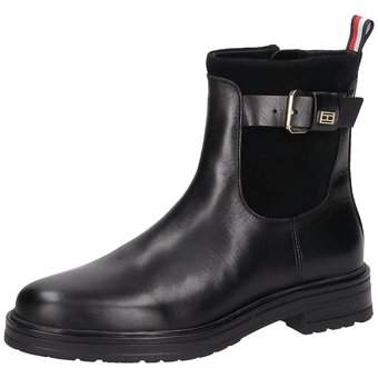 Tommy Hilfiger Thermo Material Mix Belt Booti in schwarz