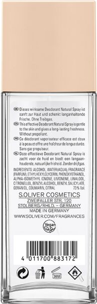 s.Oliver Scent of You for Women Deodorant Spray