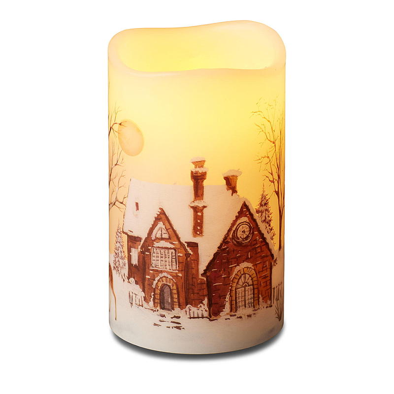 Vie Selected Kubbelys 12,5 cm ø 7,5 cm LED voks print timer