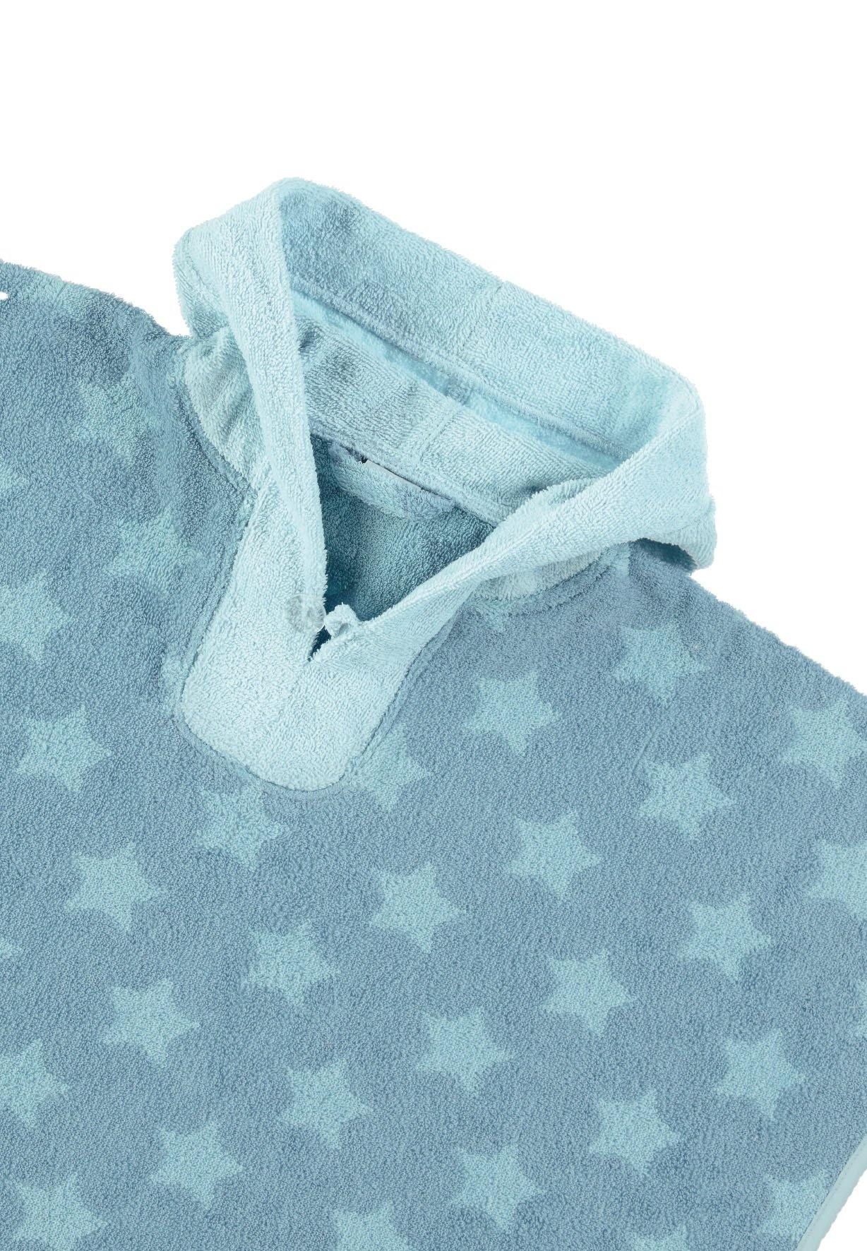 Kapuzen-Badeponcho Esel Emmi in Blau