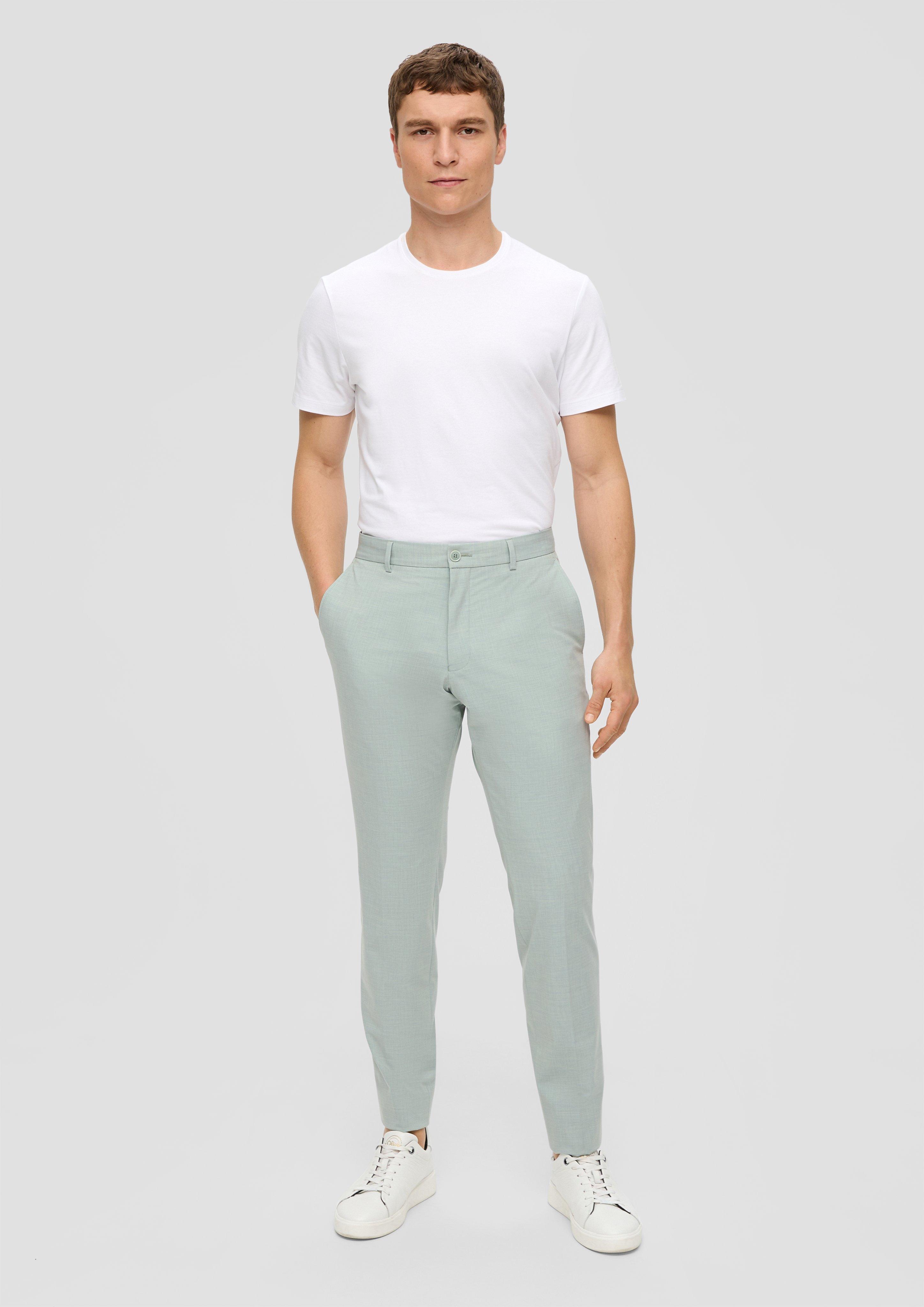 s.OPURE: Anzughose mit Slim Leg  2142798-72W2
