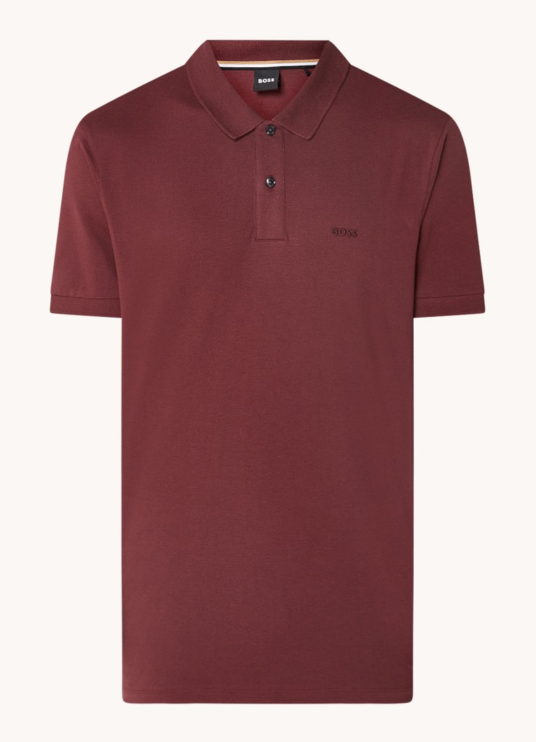 Polo HUGO BOSS Pallas de corte regular em algodão piqué