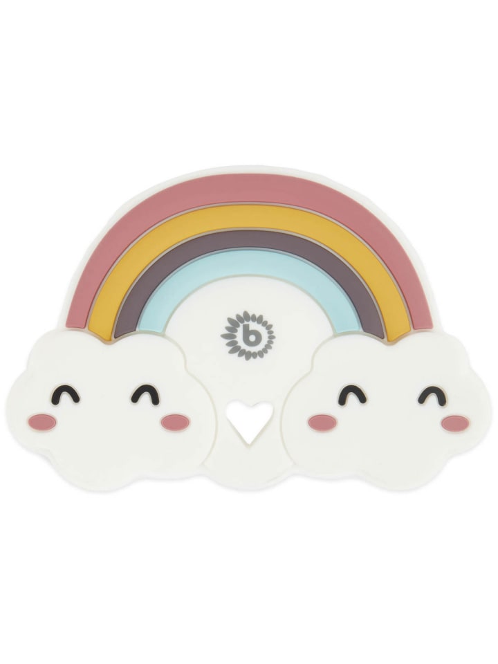 Bieco Spielwaren Beißring Silikon Regenbogen - ab Geburt in Mehrfarbig günstig kaufen onesize