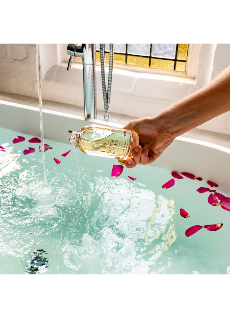 Olio da bagno Molton Brown Gelsomino e Rosa del Sole - olio da bagno