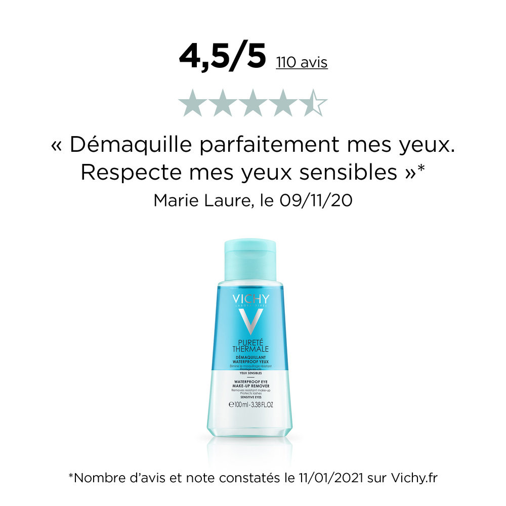 Vichy Pureté Thermale Démaquillant Waterproof Yeux