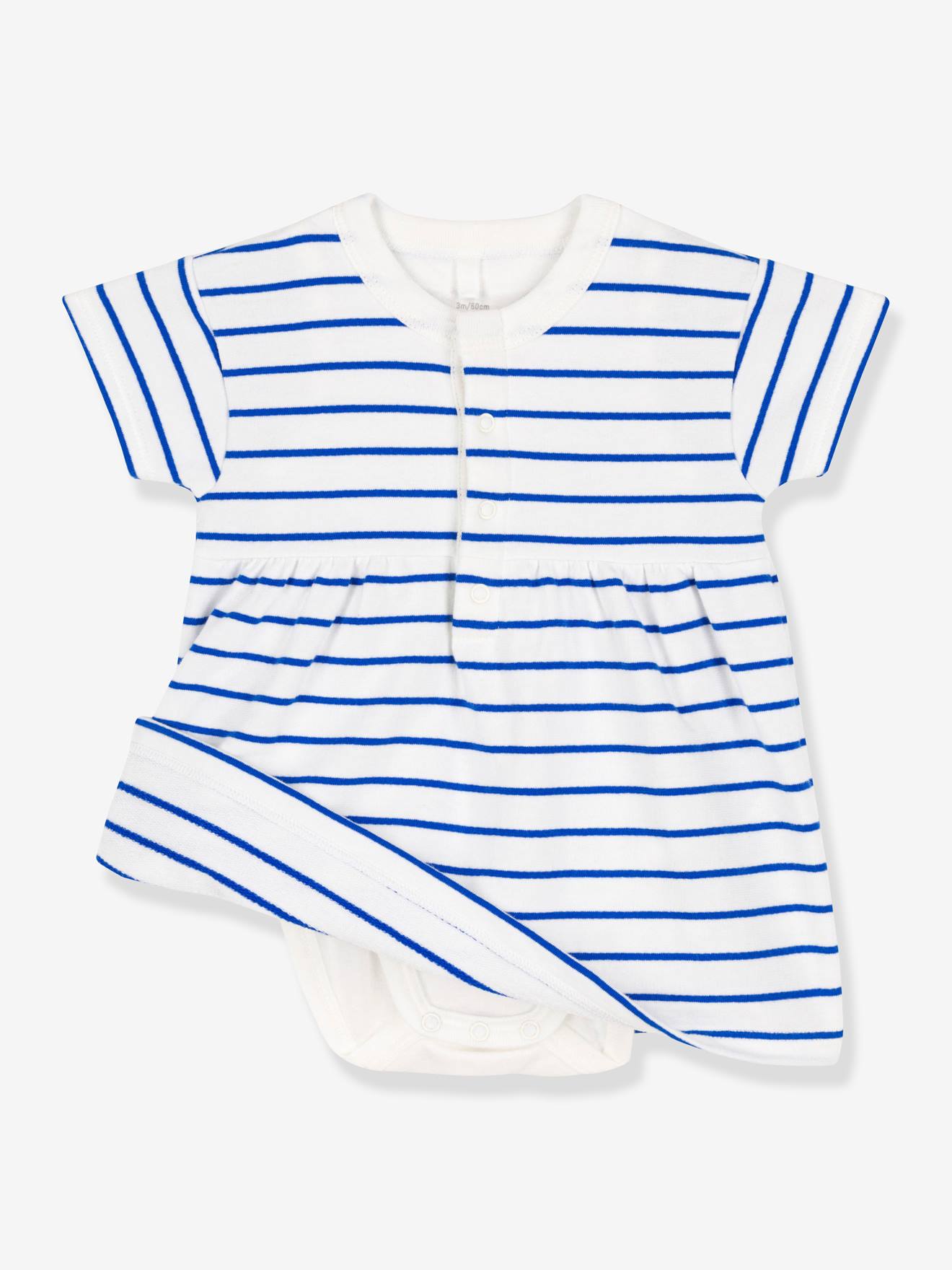 Petit Bateau Baby Body-Kleid PETIT BATEAU - weiß