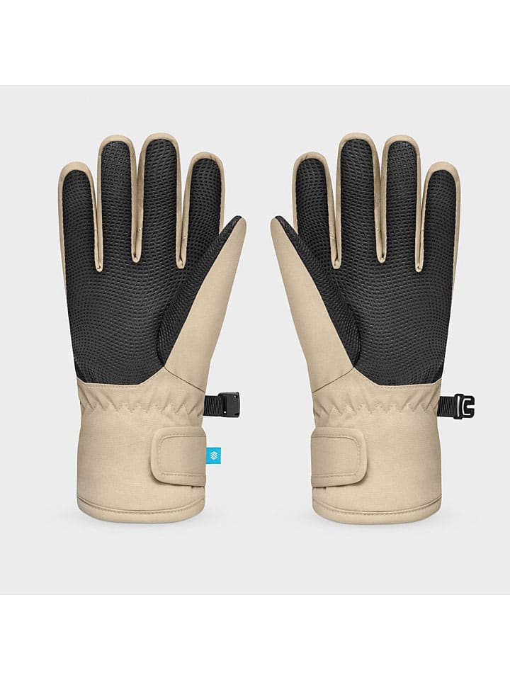 Siroko Funktionshandschuhe ''Whiz'' in Schwarz/ Beige günstig kaufen