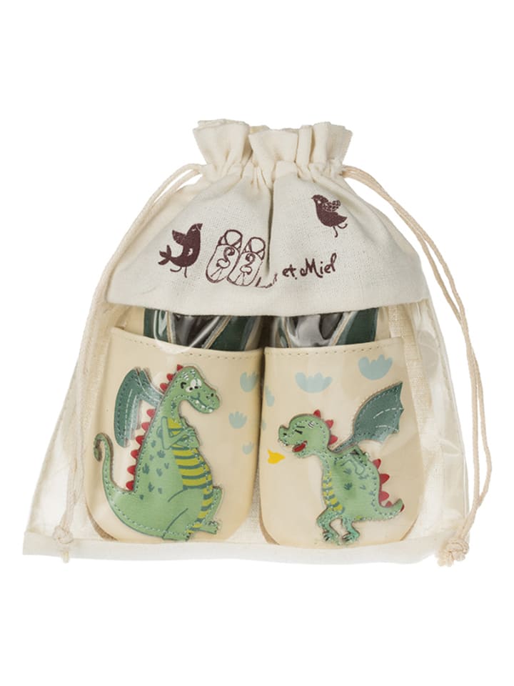 Lait et Miel Leder-Krabbelschuhe 