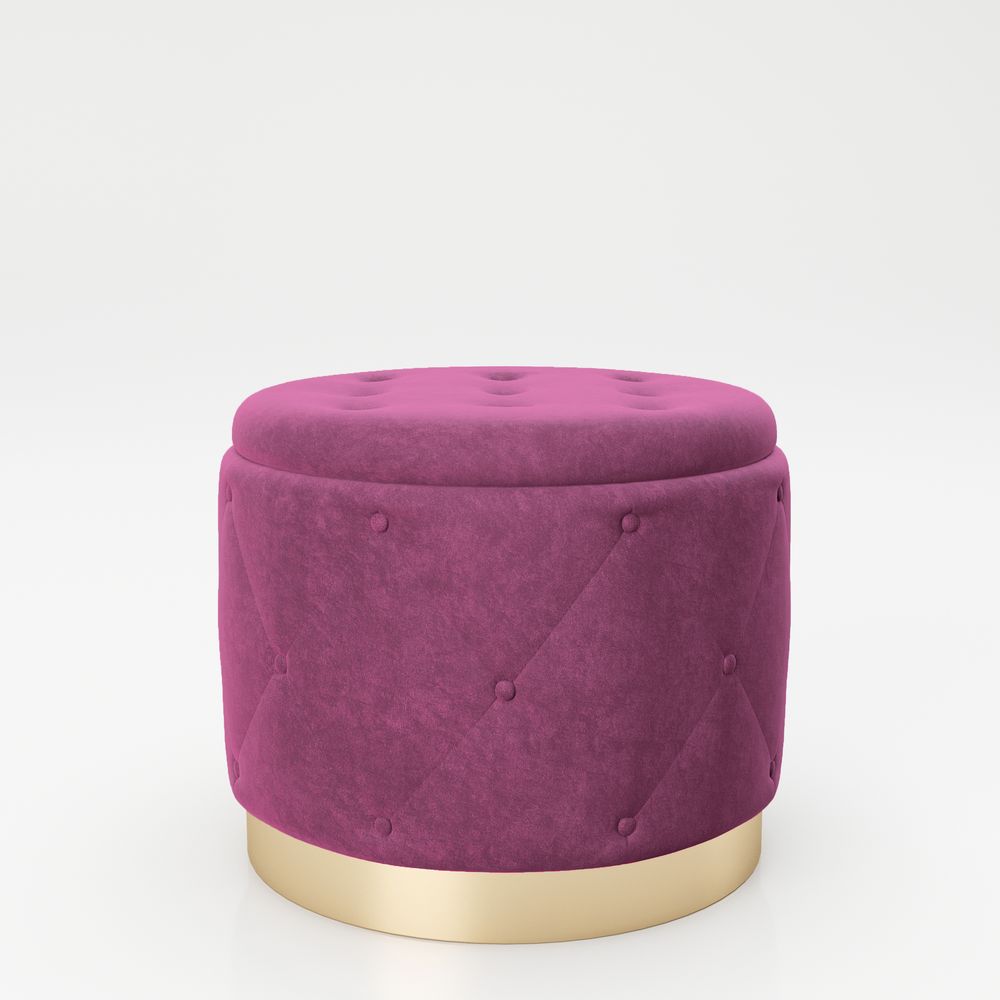 Playboy runder Pouf LIZ Lila