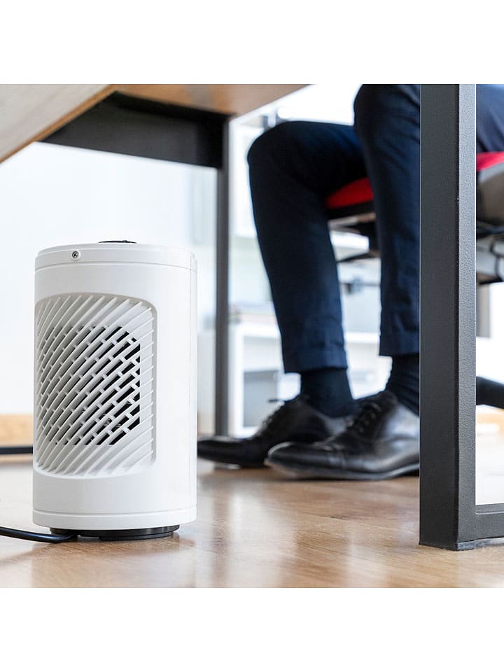 InnovaGoods Selbstdrehende Keramikheizung in Weiß/ Schwarz - (H)23,5 cm günstig kaufen onesize