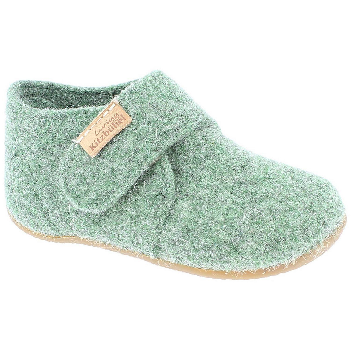 Babyklettschuh Filz unifarben Forest Ballerinas
