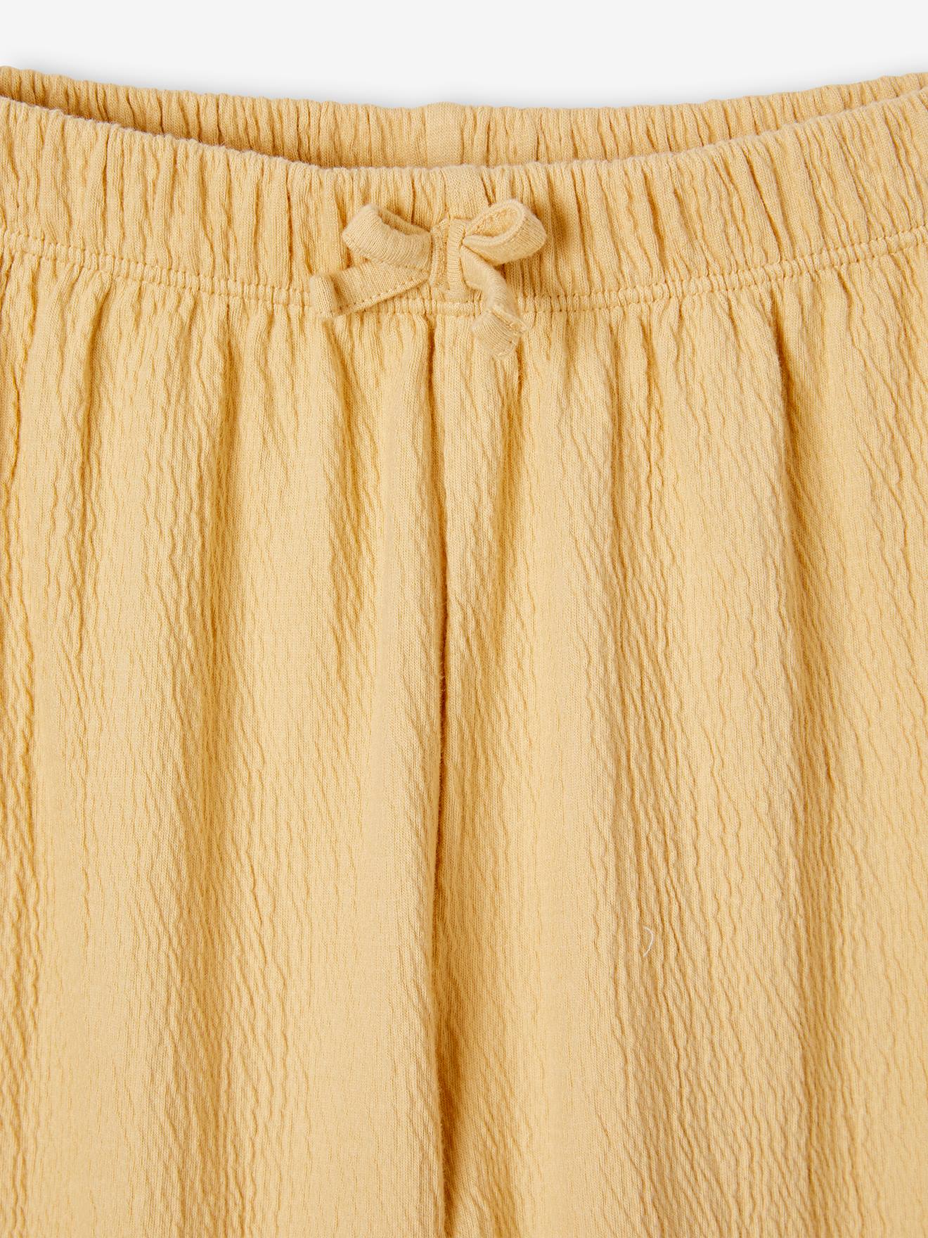Vertbaudet Weite Mädchen Stretch-Hose Oeko-Tex - koralle