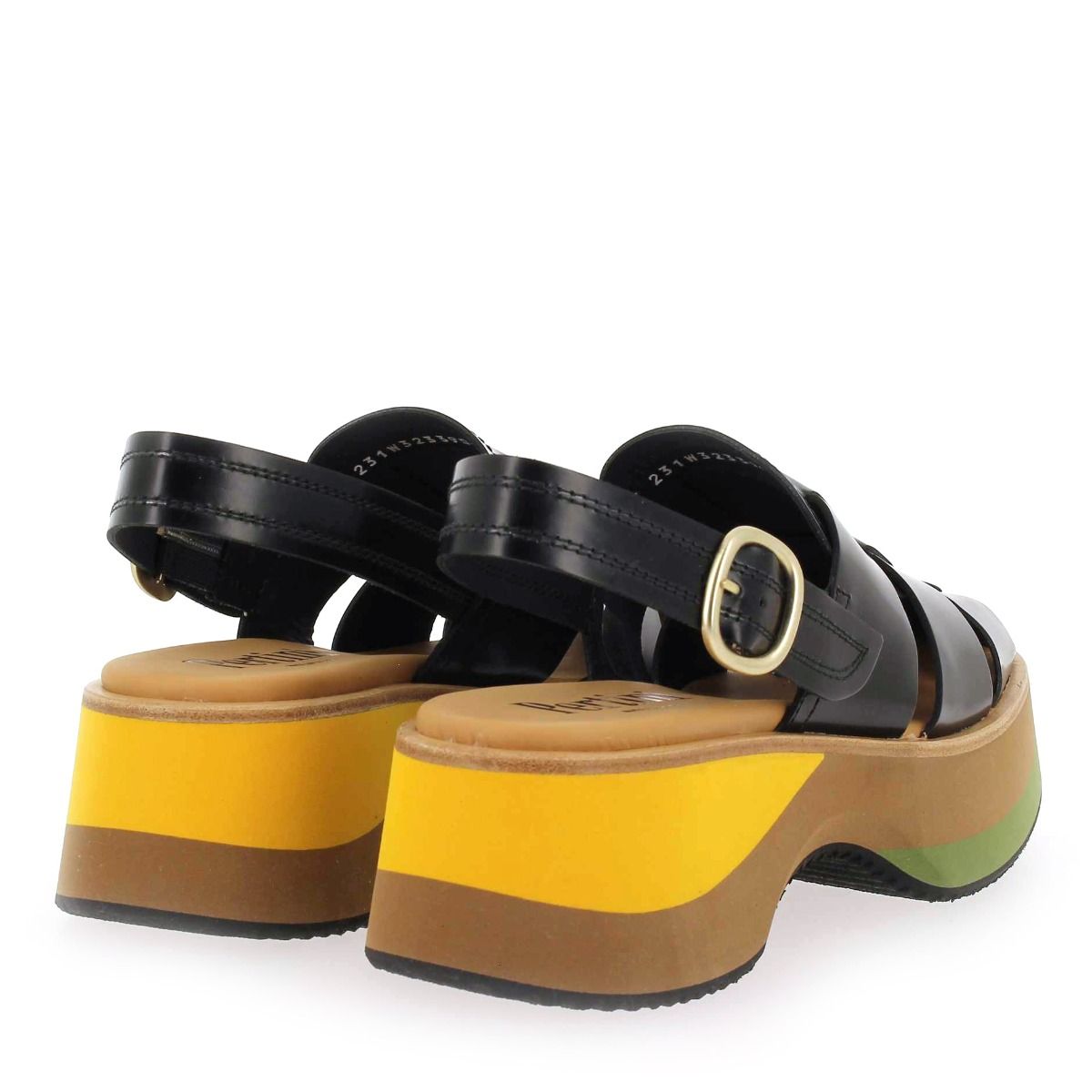 Pertini  231W32339 - Noir Vert Jaune