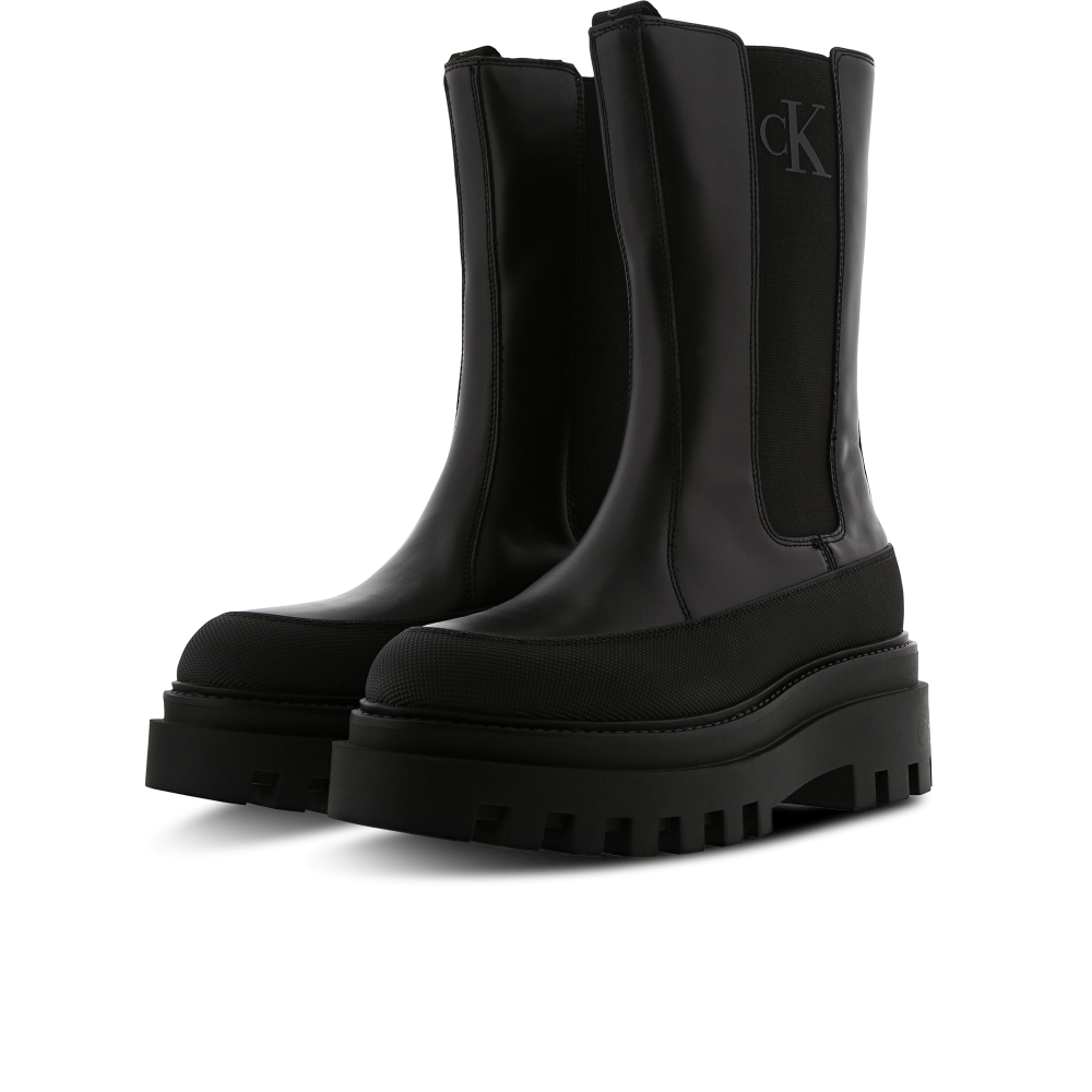 Calvin Klein Flatform Chelsea YW0YW01111-0GT / schwarz