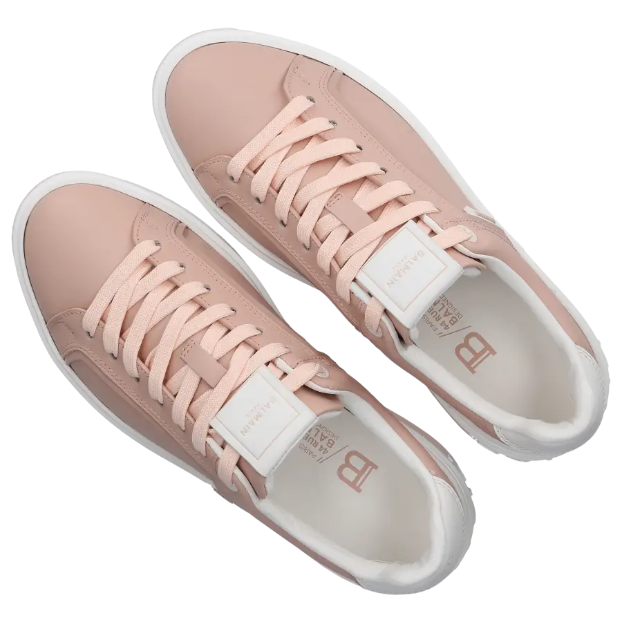 Balmain - Sneaker low B-COURT Kalbsleder - beige