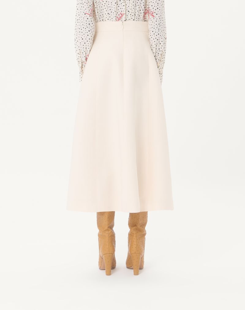 Crêpe Couture midi-rok