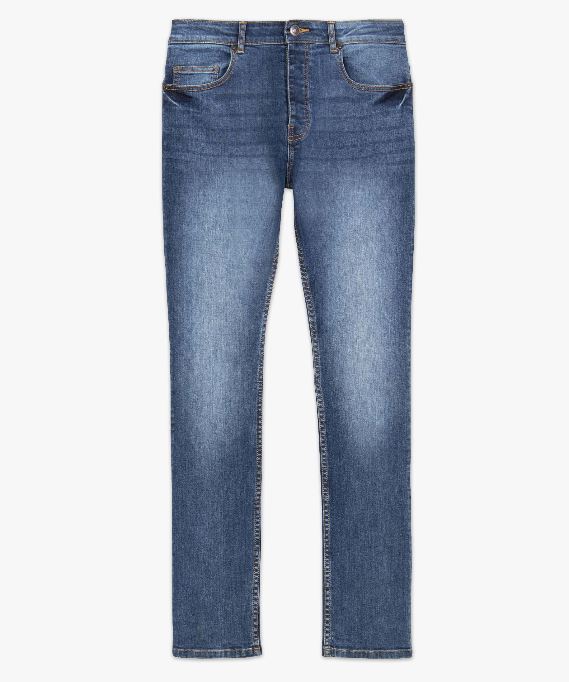 Jean homme straight en coton stretch stone | GEMO