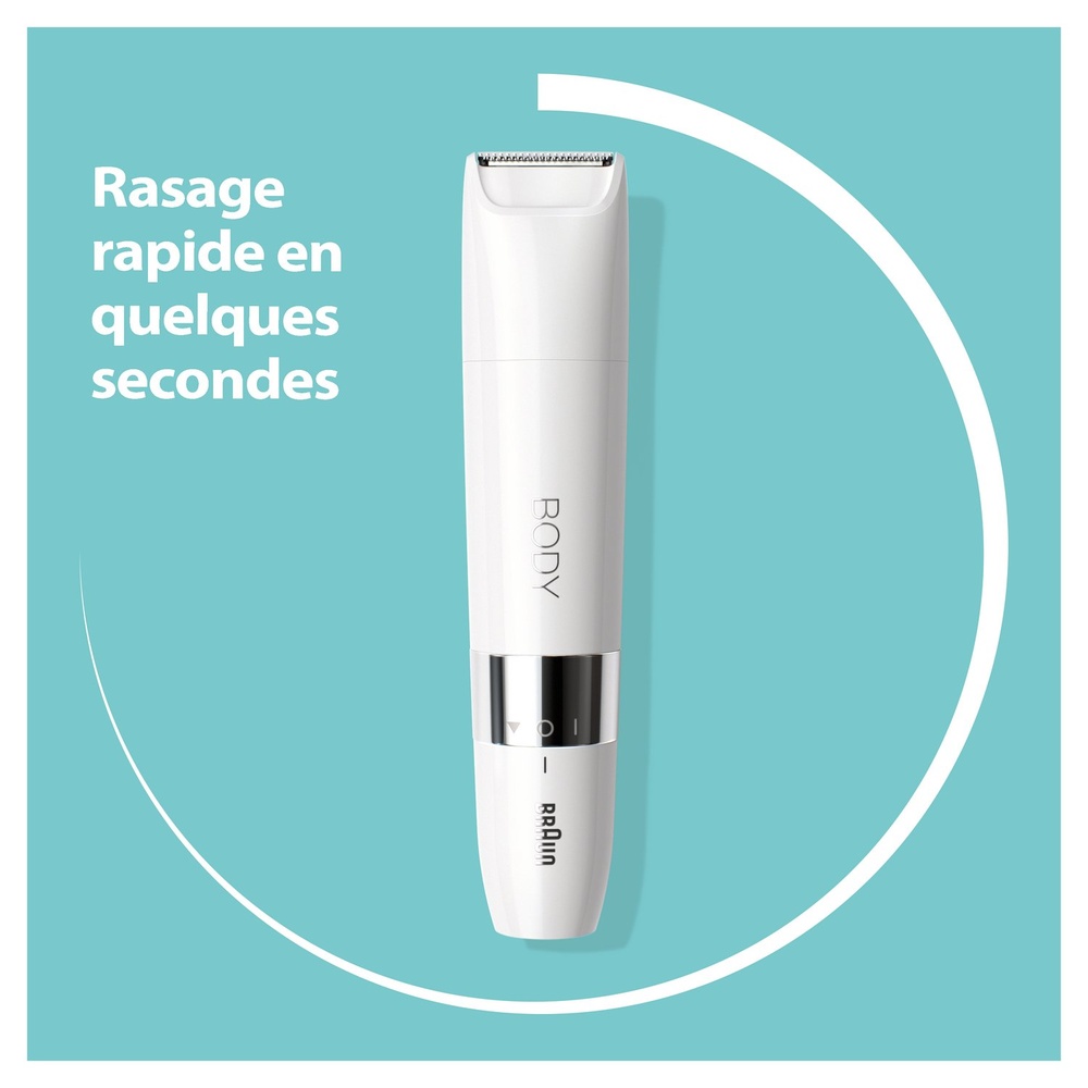 braun Braun Body Mini BS1000 - Tondeuse CorpsÉlectrique Pour Femme Et Homme Rasoir Electrique
