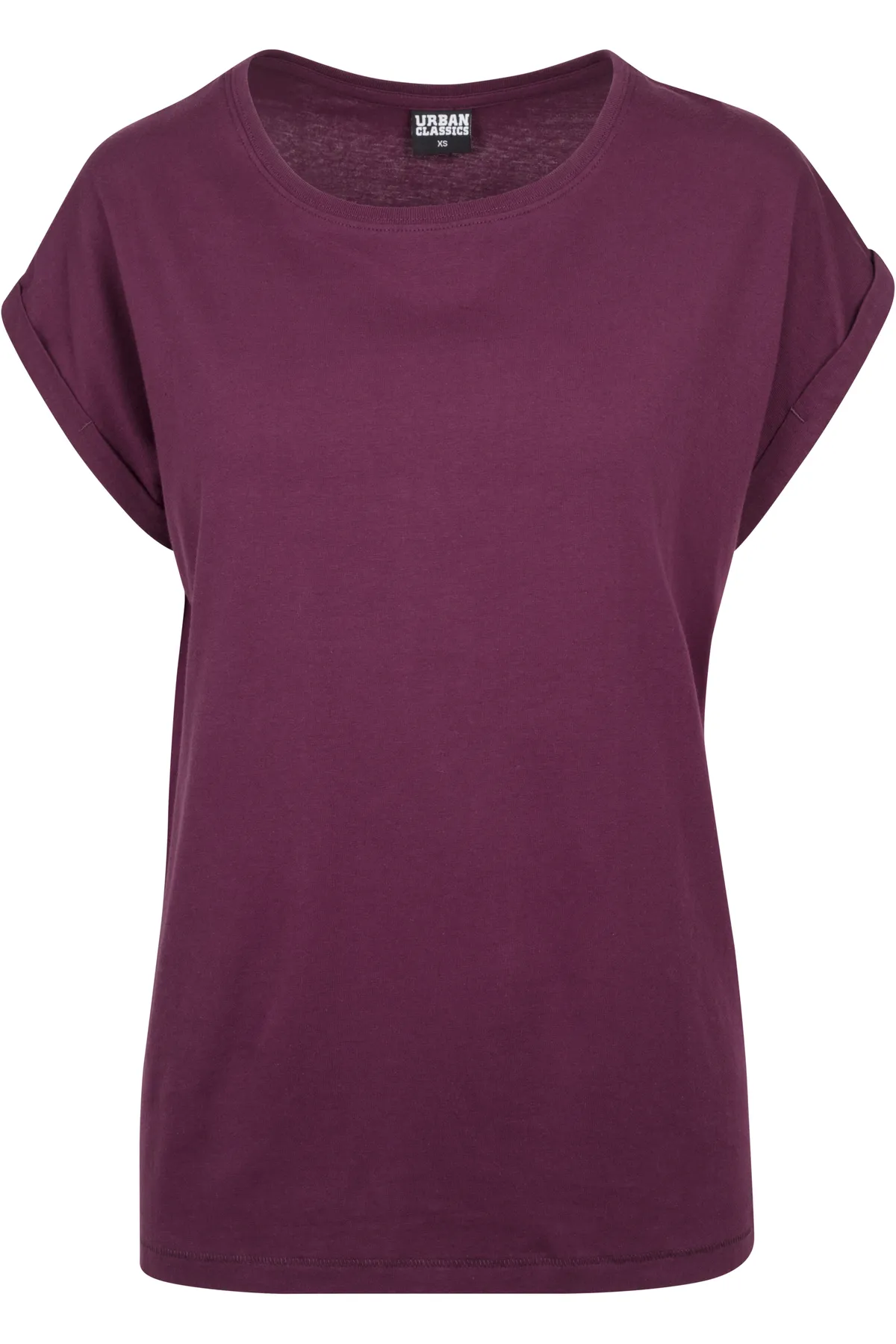 Urban Classics  Damen T-Shirt mit verlängerter Schulterpartie für Damen
