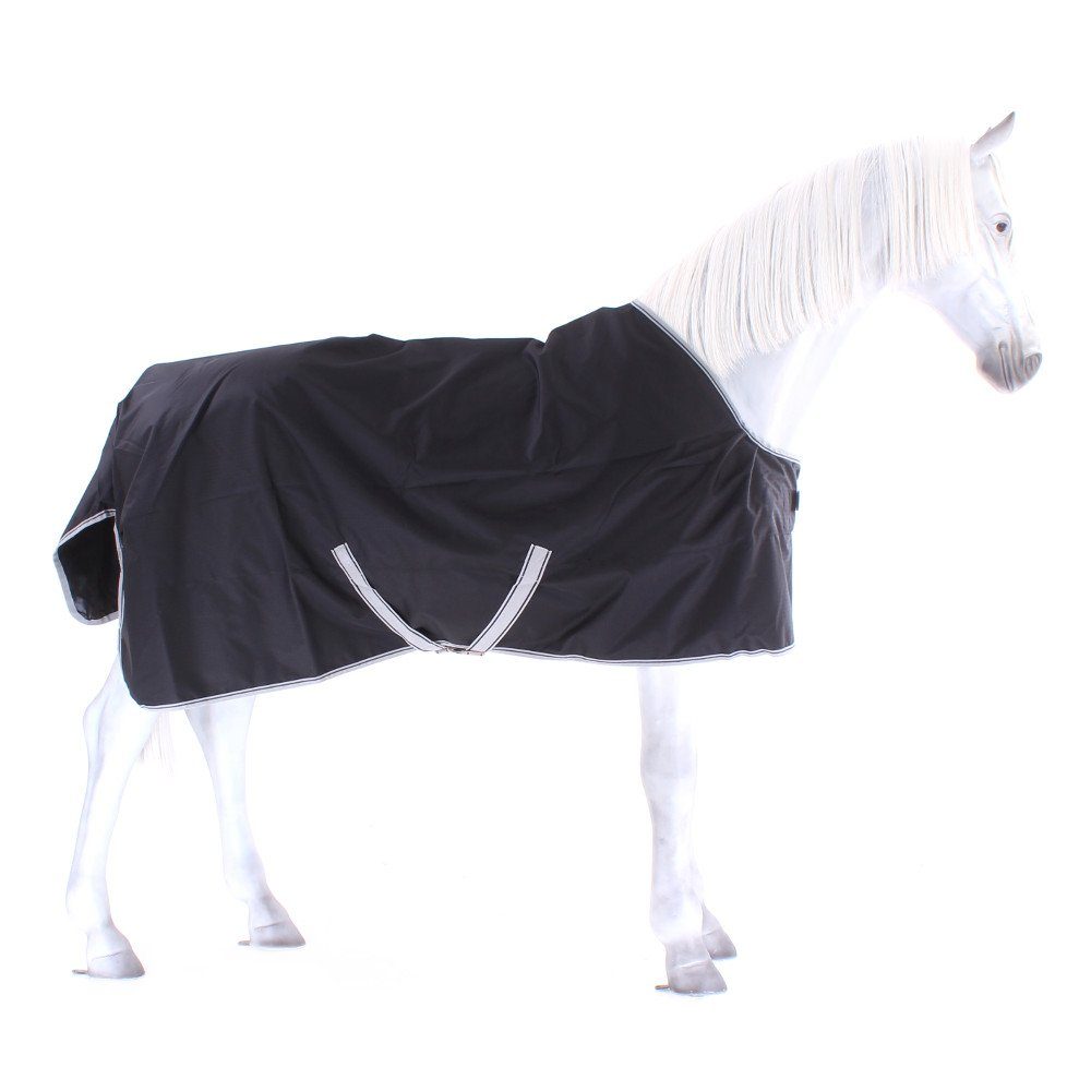 Bucas Pferde-Regendecke Bucas Anniversary Turnout Light SD 0g - Black/Silver