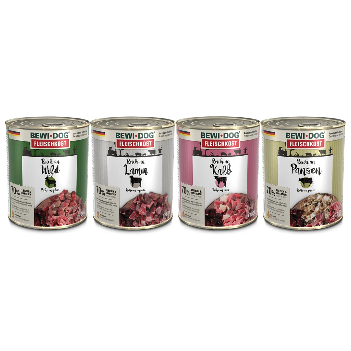 BEWI DOG Fleischkost Mixpaket 24x800g günstig kaufen bei ZooRoyal