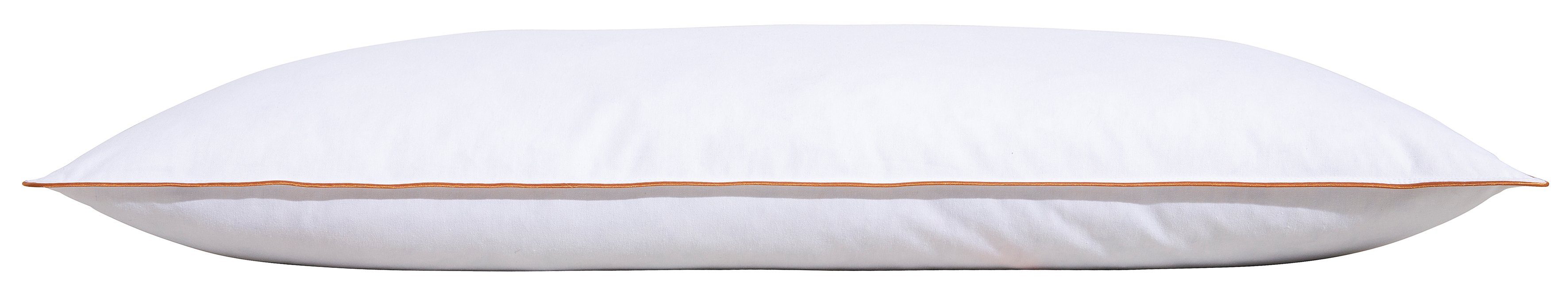 Federkissen Kopfkissen Richard, Kissen mit Daunenanteil, in 40x80 oder 80x80 cm, RIBECO, Füllung: 90% Federn % 10% Daunen, Bezug: Baumwolle, Seit 105 Jahren überzeugt RIBECO durch Qualität