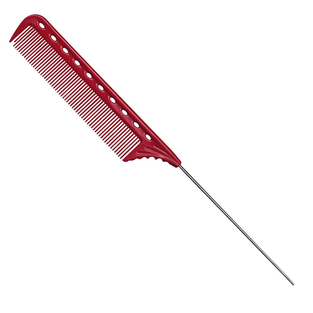 Y.S. Park Stielkamm Metallgriff Nr. 102 Rot