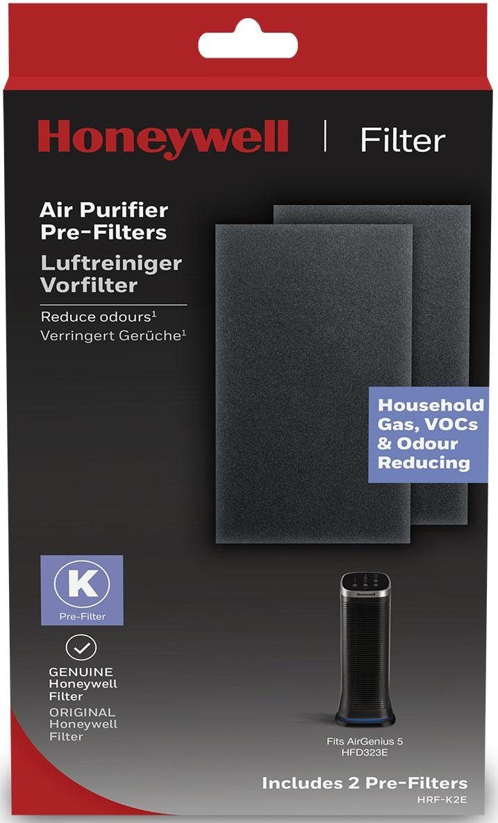 Honeywell Ersatzfilter HRF-K2E K-Vorfilter, Zubehör für Honeywell HFD323E Luftreiniger AirGenius 5, kompatibel mit dem Honeywell HFD323E Luftreiniger AirGenius 5