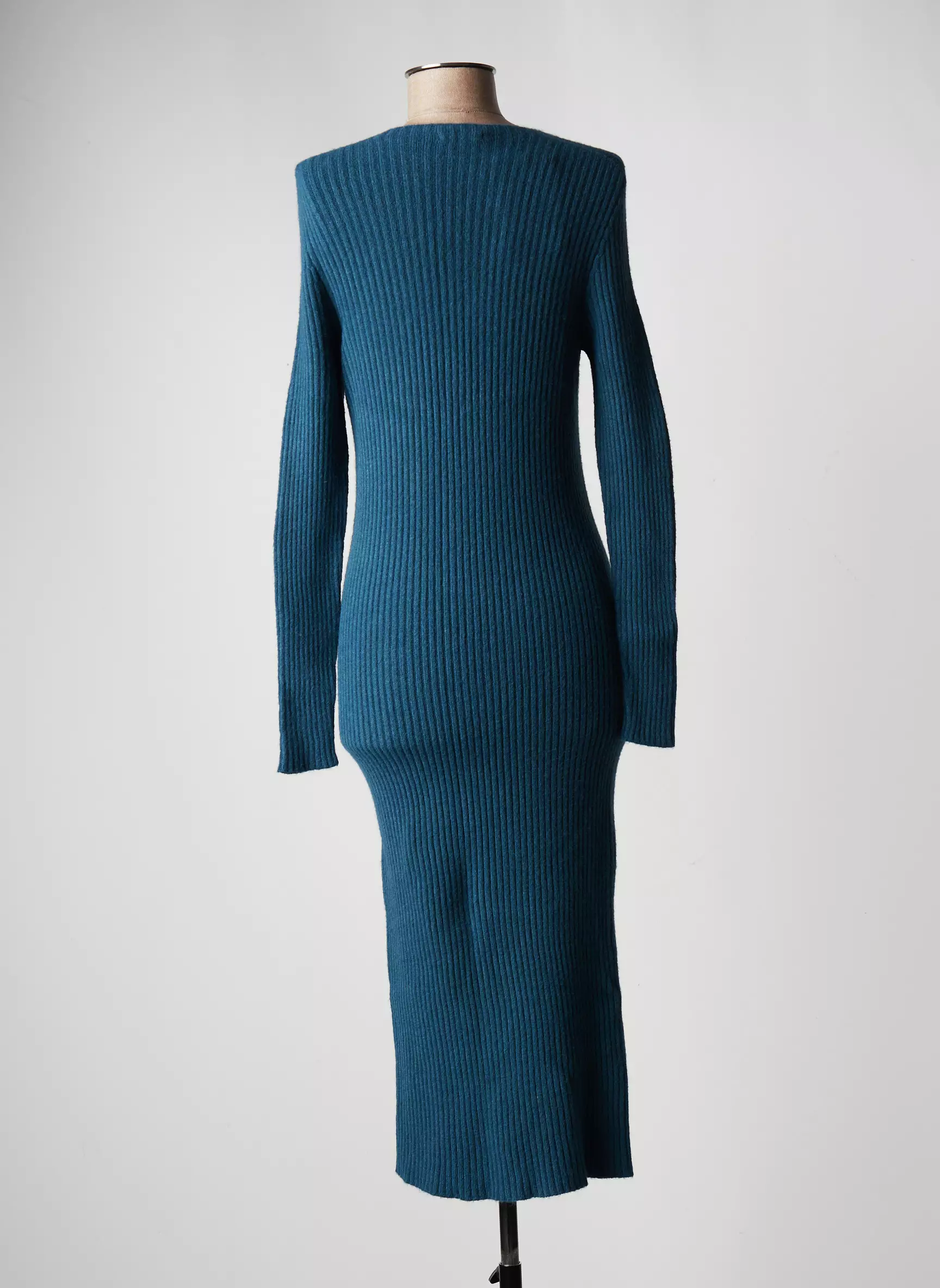 Senes Robes Mi Longues Femme couleur bleu