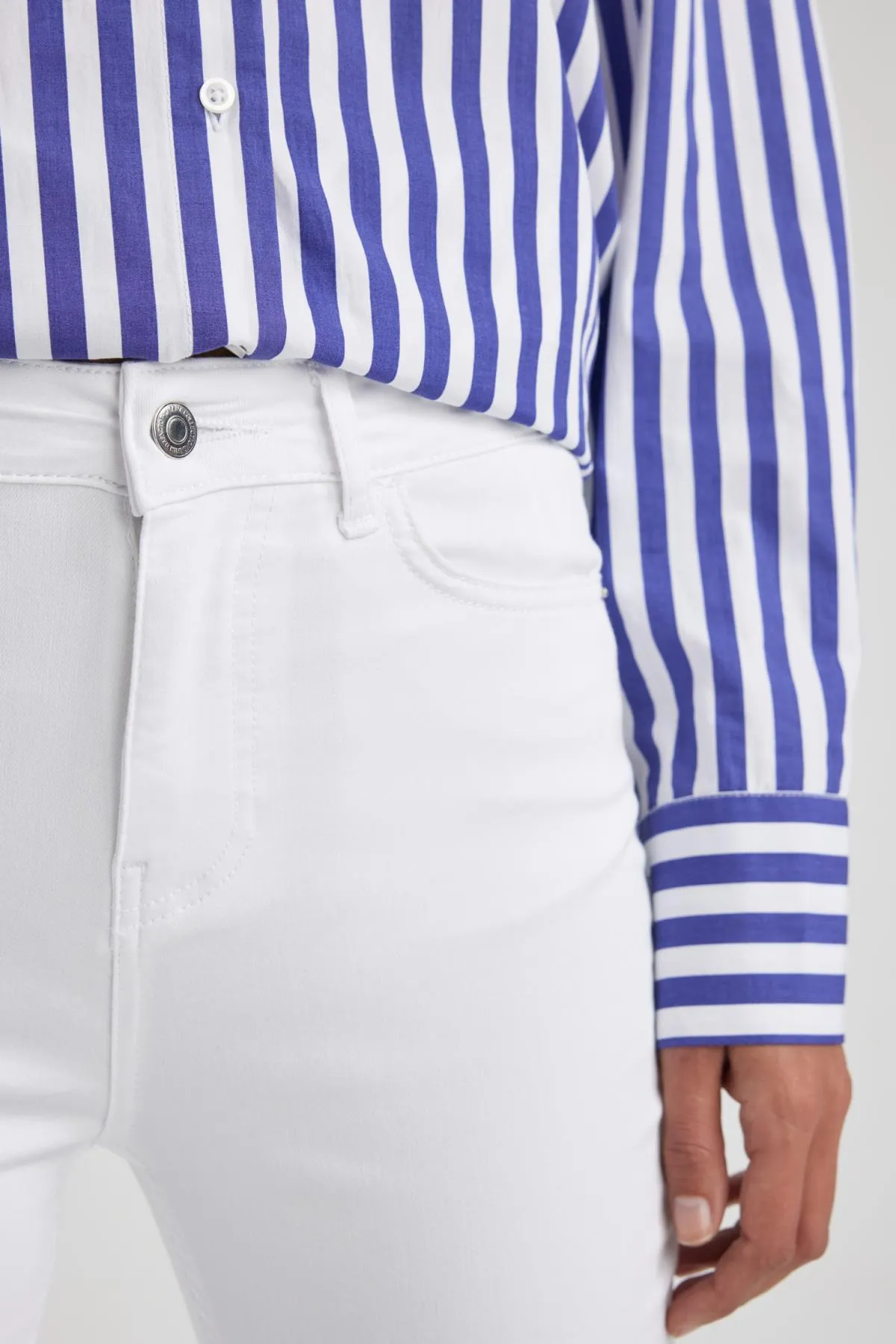 DeFacto  Rebeca Slim Fit Gabardine-Hose mit hoher Taille M0649az23sm