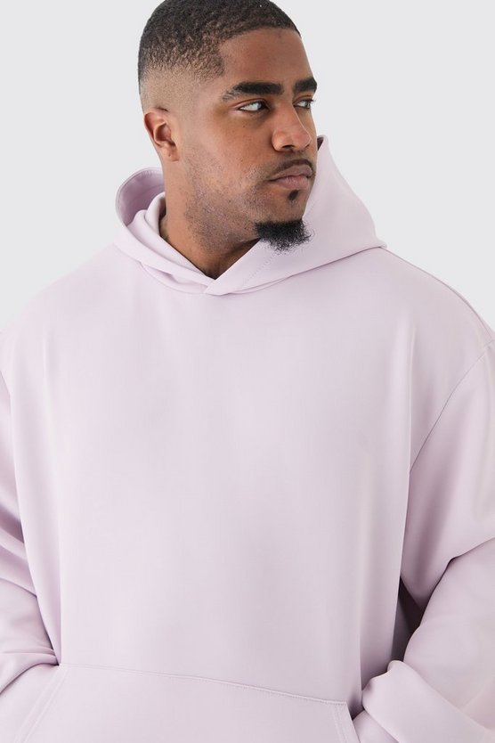 Plus kastiger Oversize Scuba Hoodie