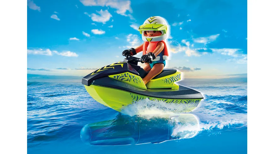 PLAYMOBIL 71464 ACTION HEROES Feuerwehrboot mit Aqua Scooter